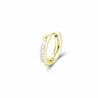 Single earring Brand Woman Scattini in Steel Cristallo 09ER042G-W
